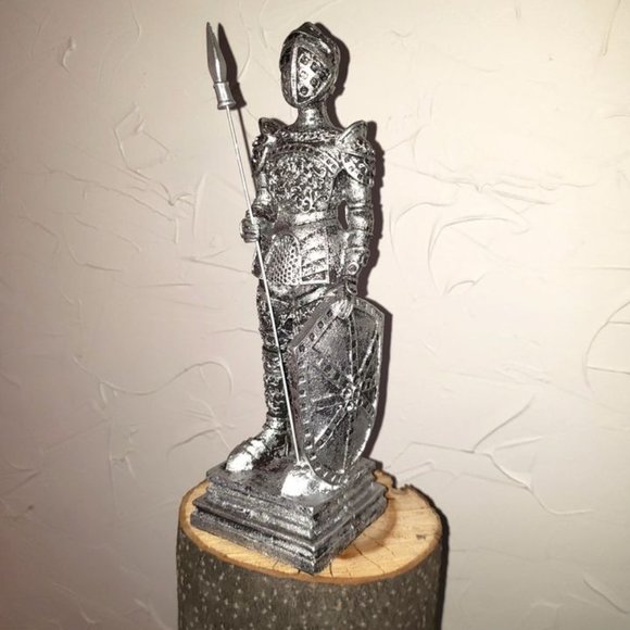 ⚜️ Medieval Templar Knight Warrior Sculptures ⚜️ 👑 ☠️ 4 pc Warrior Set  ☠️ 👑 - Picture 10 of 11